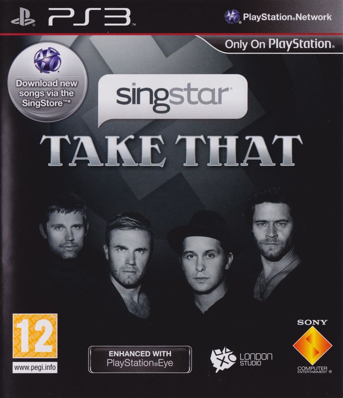 SingStar: Take That box art for Playstation 2